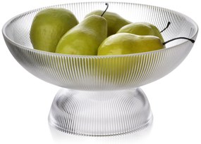 Skleněná mísa RIBBING 1,8 L transparentní