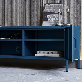 RTV skrinka XL ROSARIA 1700 x 400 x 500, tmavomodrá