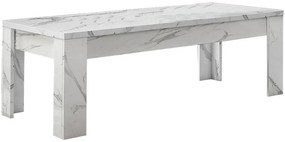 Konferenčný stolík Carrara mramor biela