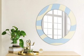 Okrúhle ozdobné zrkadlo Abstraktný tvar fi 50 cm