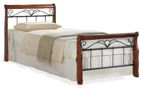 Kovová posteľ Verona 90x200, vrátane roštu, bez matracov