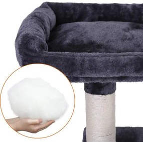 XXL mačací strom 172 cm, dymovo šedý