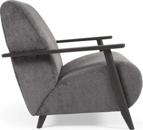 Sivé kreslo Meghan - Kave Home