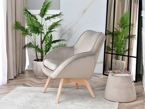 Relaxačné kreslo Merch (béžová). Akcia -21%. Vlastná spoľahlivá doprava až k Vám domov. 1136112