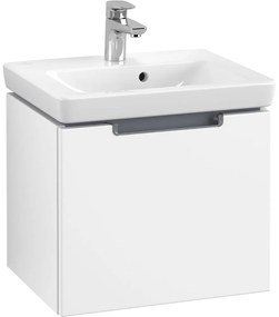 VILLEROY &amp; BOCH Subway 2.0 závesná skrinka pod umývadielko, 1 zásuvka, 485 x 379 x 420 mm, White Matt, A68510MS