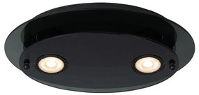 Lucide 79181/02/30 - Stropné svietidlo OKNO 2xGU10/5W/230V čierna