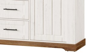 Komoda Country 45 163 cm dub Stirling/borovice Andersen