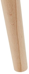 Stojanový kvetináč s drevenými nohami ⌀ 31 cm svetlosivý WERIA Beliani