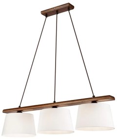 Luster na lane AIDA 3xE27/60W/230V orech