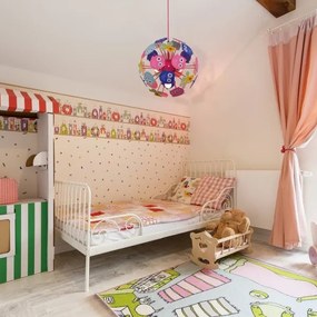 Rabalux 6390 - Detský luster na lanku BIRDY 3xE14/40W/230V