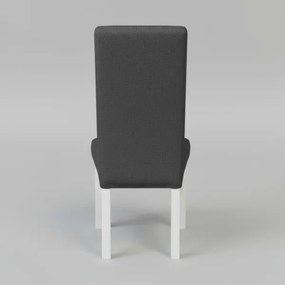 Jedálenská stolička ALISON sivá/biela