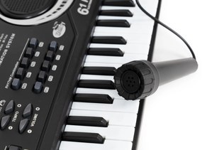 MULTISTORE Klávesové piano pre deti s mikrofónom + napájací zdroj