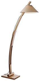 Drevená stojacia lampa 1xE27/60W/230V masív/jaseň