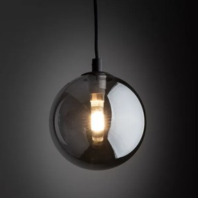 Luster na lanku do lištového systému TRACER 1xG9/8W/230V čierna/dymová čierna