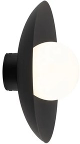 Nástenné svietidlo SLATE 1xG9/8W/230V pr. 28 cm čierna