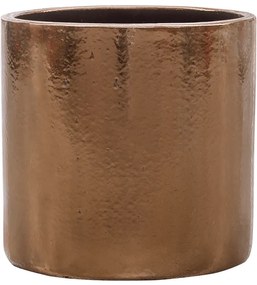 Kvetináč Cylinder zlatý 40x40 cm