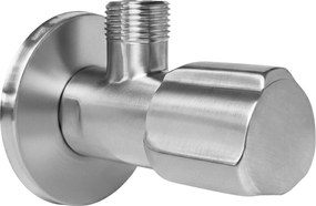 Rea Rea, rohový ventil 1/2" x 3/8", brúsená oceľ, REA-03615