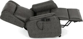 Polohovacie kreslo čierne, elektrické TV-L8902 BK3