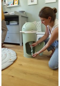 Zelený plastový odpadkový kôš na plienky 25 l Whale – Kindsgut