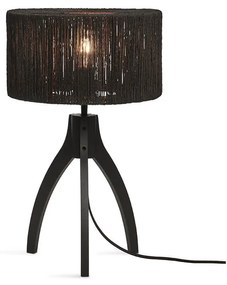 Stolná lampa gazuto 40 cm čierna MUZZA