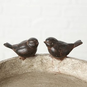 Napájadlo pre vtáky Birds Lubin, 6x21 cm, polyresín, béžová