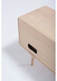 TV komoda z masívneho dubového dreva Gazzda Fawn Natural