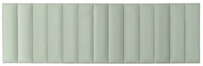 Čalúnený nástenný panel FRAME KRONOS 15x60 cm Farba: Svetlozelená