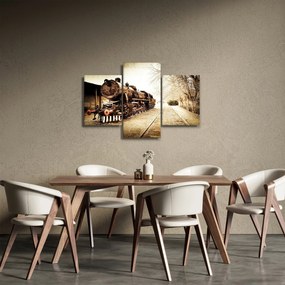 Obraz - Historická lokomotíva (90x60 cm)