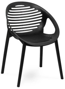Čierne záhradné kreslo Bonami Essentials Joanna