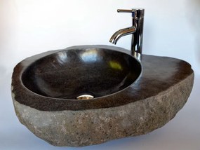 Indera The lavabo Slice Avocado 57039 Umývadlo z prírodného riečneho kameňa