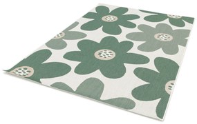 Balta, Kusový koberec Palma Natural 16823-460 - na von aj na doma, 80x150, zelená, chodba / predsieň