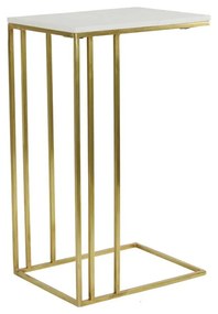 Odkladací stolík s doskou v dekore mramoru 31x41 cm Roshan – Light &amp; Living