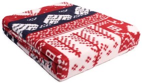 Vianočná bavlnená deka - Vločky