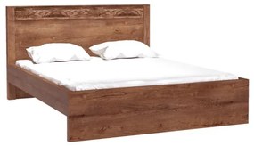 Manželská posteľ s roštom 160x200 CHALAPATA - jaseň svetlý