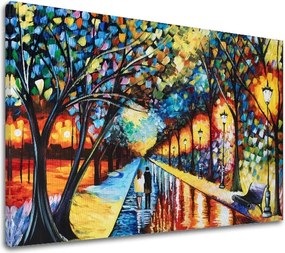 Autorská reprodukcia na plátne MESTO