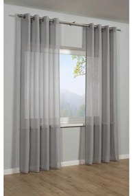 Sivý záves 140x245 cm Ľan Uni – Sehlbach