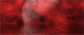 Obraz - Mesiac na hladine (120x50 cm)