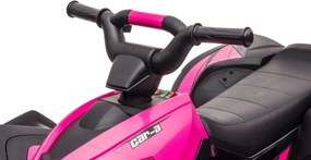 LEAN CARS HL568 Ružový dobíjací štvorkolka