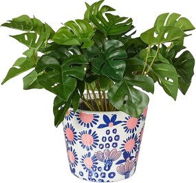 EVERGREEN Kvetináč 14 cm - ružový/modrý