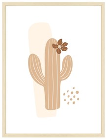 Boho Collection - kaktus - obraz do detskej izby Bez rámu  | Dolope