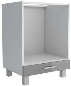 Kuchynská skrinka Lucjan 60D GAZ LUX šedá