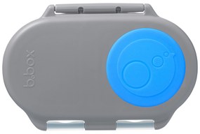 Desiatový box malý - modrý/sivý