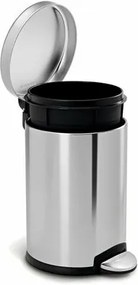 Simplehuman Pedálový okrúhly kôš 4,5 l, nerez