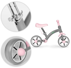 Cykloodrážadlo s kolesami EVA, sivé ECOTOYS