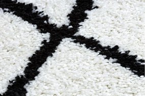 Koberec/behúň BERBER CROSS biely