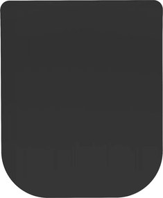 Mexen - WC sedátko SLIM DUROPLAST na wc misu TEO čierne (0801), soft-close, 39060185