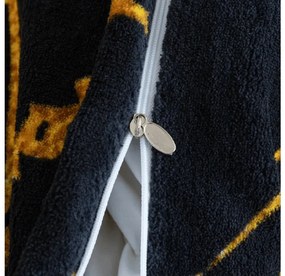 Obliečky mikroplyš AXIS čierne Rozmer obliečky: 70 x 80 cm | 140 x 200 cm