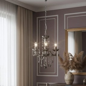 Toolight Toolight, stropné svietidlo 3xE14, EBT007-3CP, šedá, OSW-01242