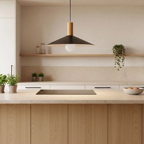 Toolight Toolight, závesné svietidlo 1xE14 APP1084-1CP, čierna-hnedá, OSW-08894