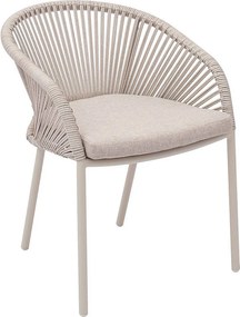 Hliníkové jedálenské kreslo ORIENT (ivory)
